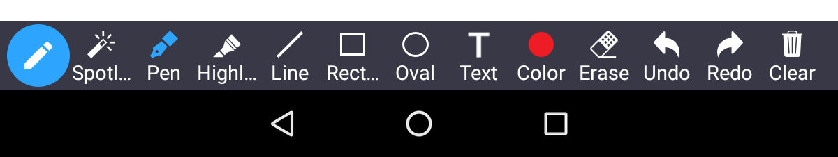 Drawing tools on Android